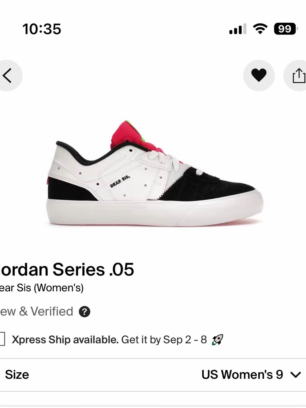 Women’s Air Jordan “Dear Sis”